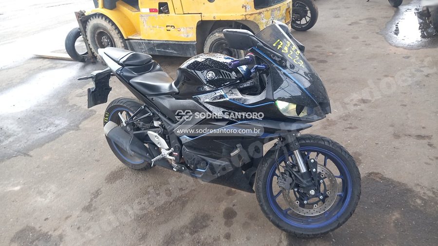 Yamaha Yzf R3 Abs 2025 em leilão em Monte Mor/SP