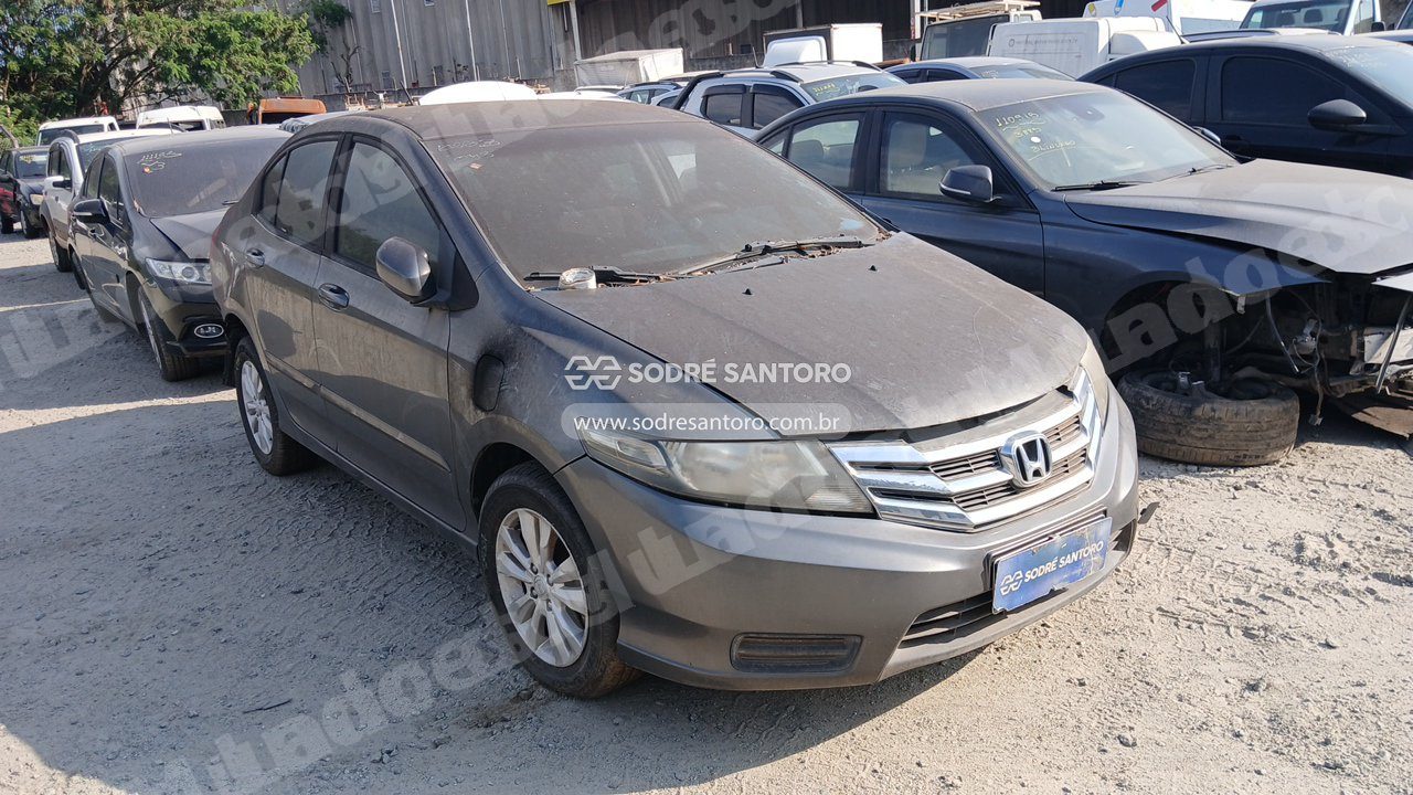 Honda City Lx Flex 2013 em leilao em Guarulhos/SP