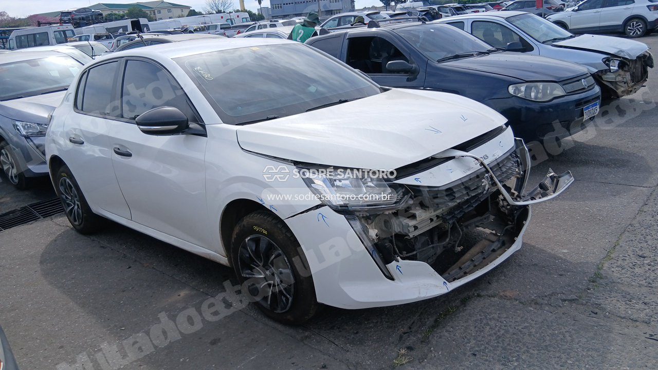 Peugeot 208 Like Mt 2023 em leilao em Guarulhos/MT