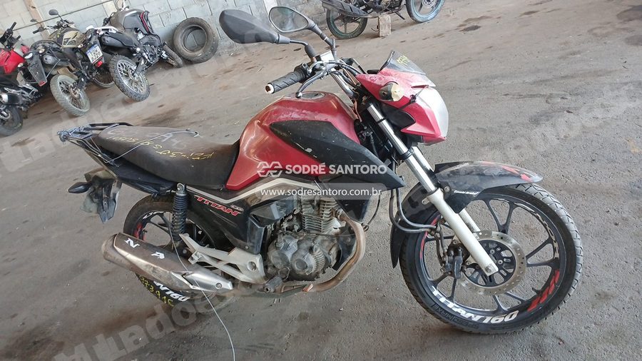 Honda Cg 160 Titan 2021 em leilão em Guarulhos/SP
