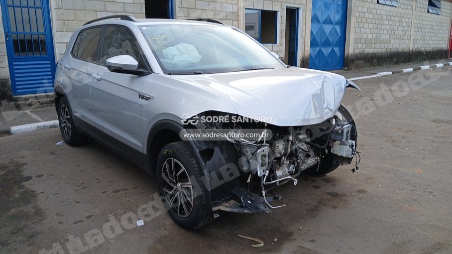 Volkswagen T Cross Sense Tsi Ad 2021 em leilão em Monte Mor/SP