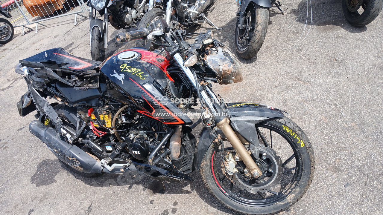 Dafra Apache 200 Abs 2024 em leilão em Brasil