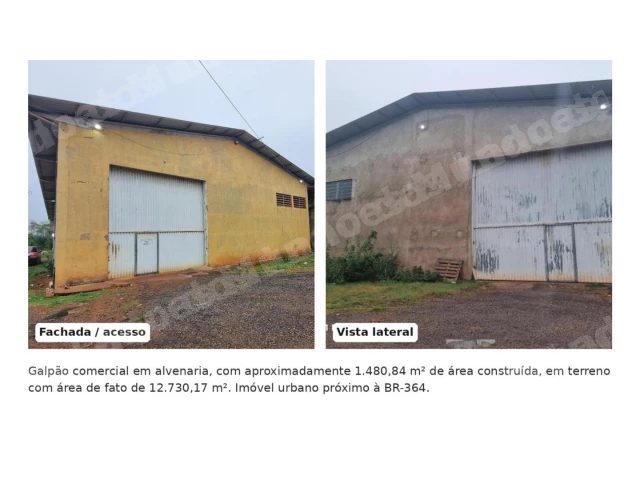 Terreno de 1481 m2 em leilão em Rio Branco/AC - Lote 1