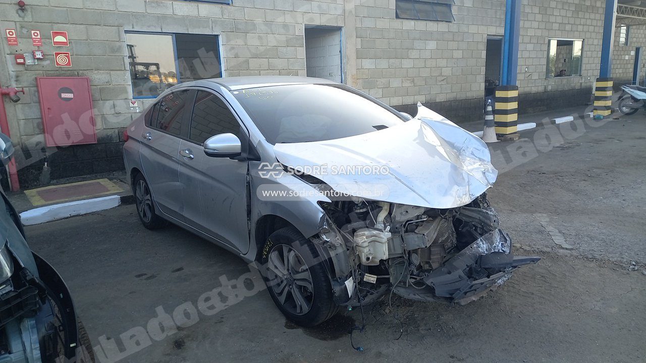 Honda City Ex Cvt 2016 em leilão em Monte Mor/SP
