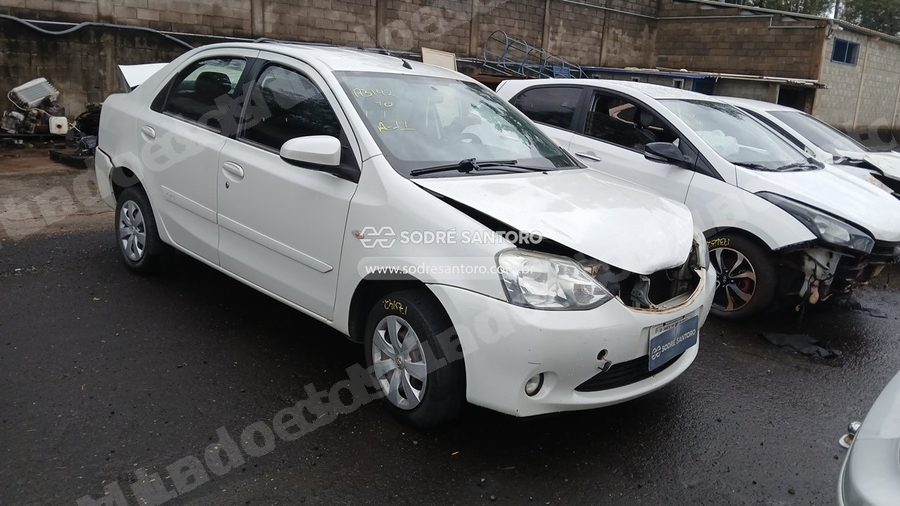Toyota Etios Sd Xs 2016 em leilão em Monte Mor/SP