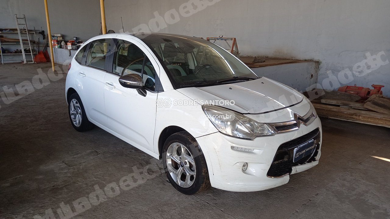 Citroen C3 120A Exclusiv 2017 em leilao em Bauru/SP
