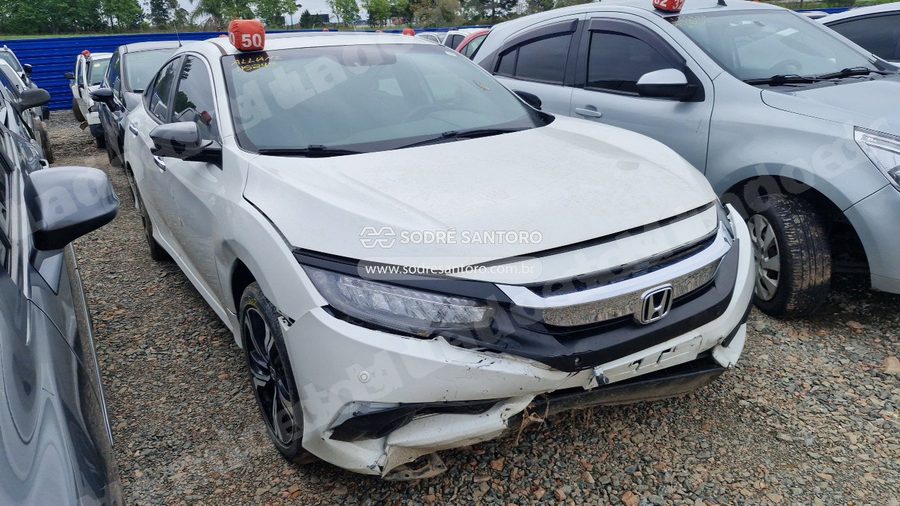 Honda Civic Touring Cvt 2018 em leilão em São José dos Pinhais/PR
