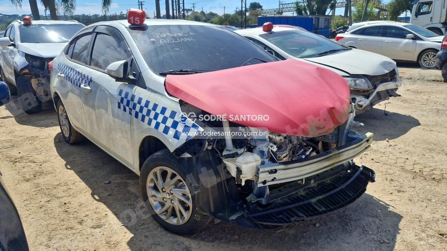 Toyota Yaris Sa Xs15 2025 em leilão em São José dos Pinhais/PR