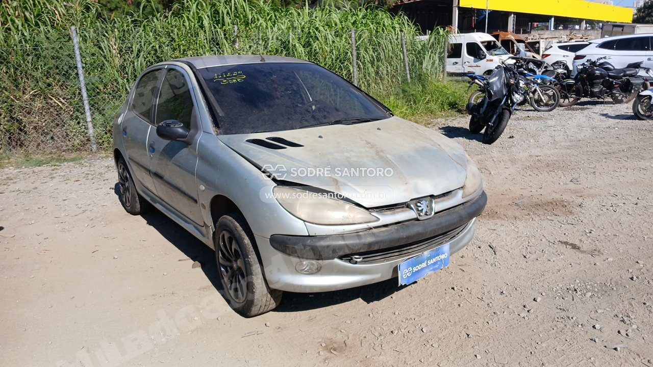 Peugeot 206 Passion 16 2003 em leilão em Guarulhos/SP