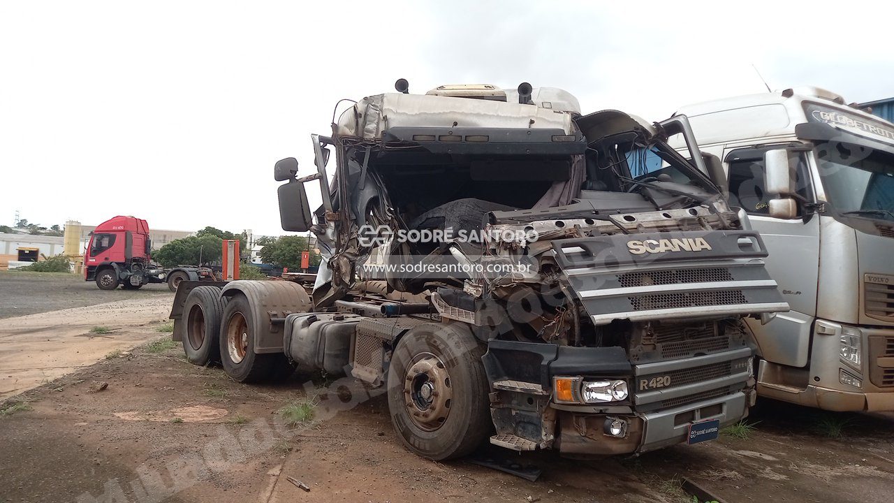 Scania R124 Ga4X2Nz 420 2007 em leilao em Bauru/SP