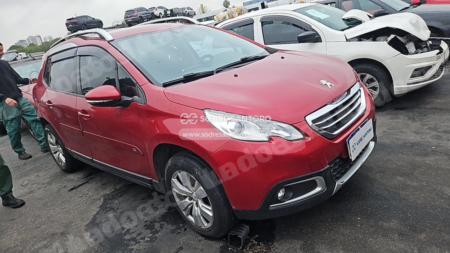 Peugeot 2008 Allure At 2017 em leilão em Guarulhos/SP