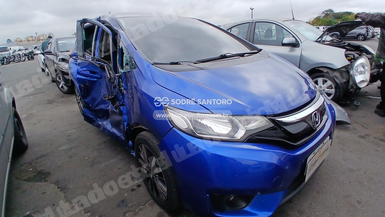 Honda Fit Exl Cvt 2015 em leilao em Guarulhos/SP