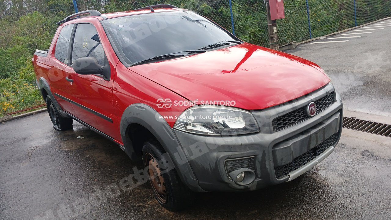 Fiat Strada Working Cd 2016 em leilao em Brasil