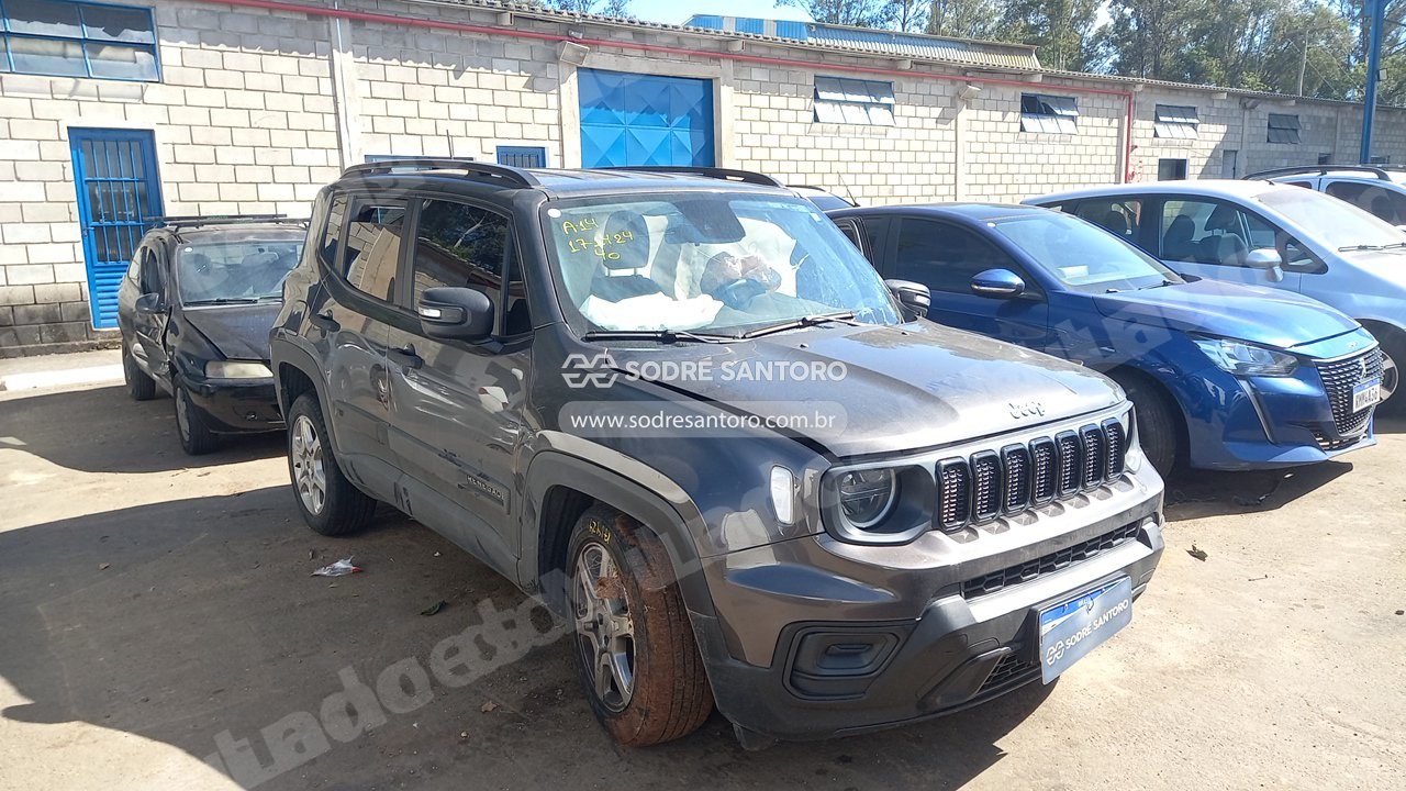 Jeep Renegade 1.3 Turbo 2024 em leilao em Monte Mor/SP