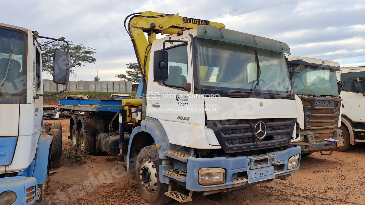 Mercedes Axor 28266X4 2007 em leilao em Meridiano/SP
