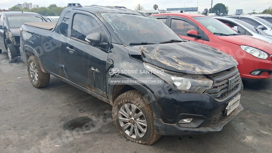 Fiat Strada Freedom 13Cs 2021 em leilão em Guarulhos/SP
