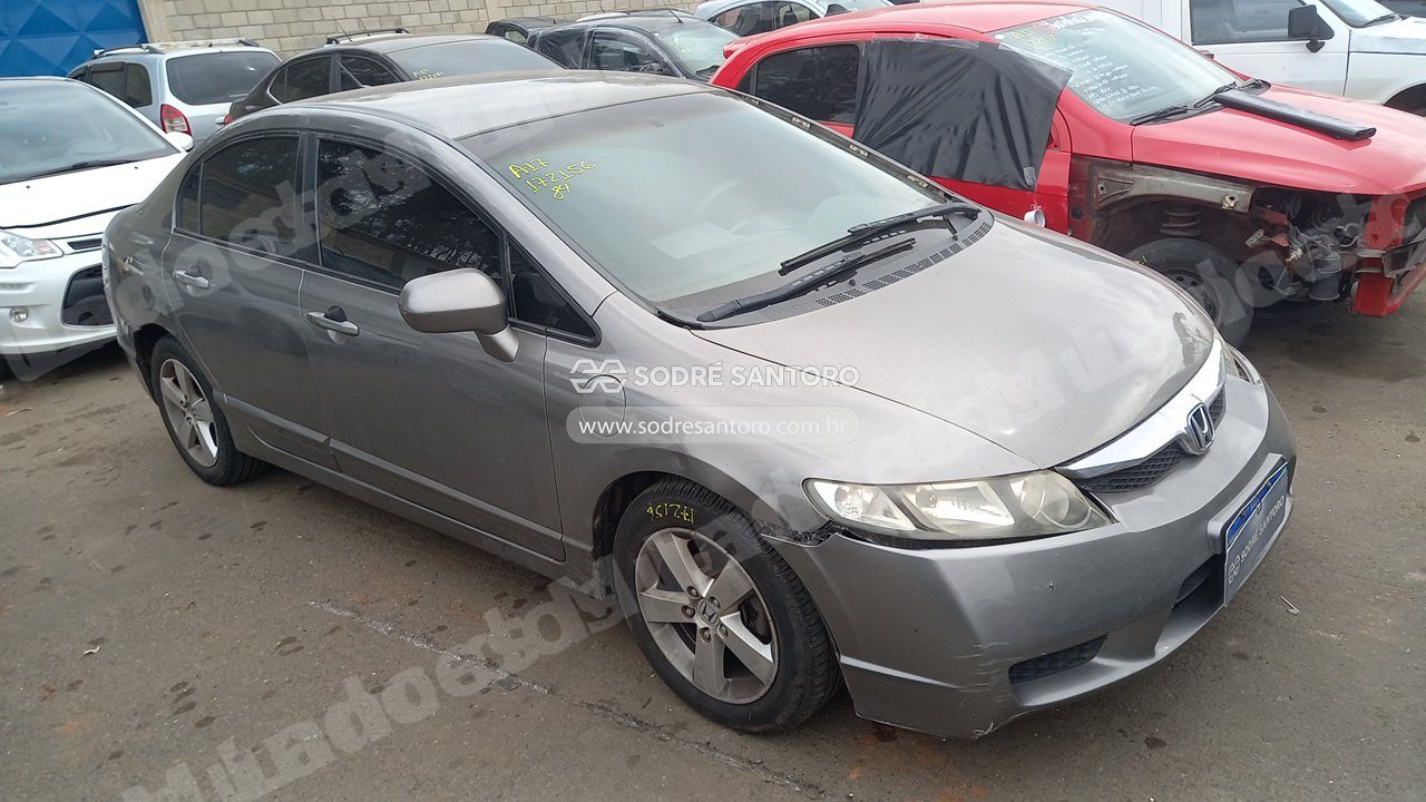 Honda Civic Lxs Flex 2009 em leilão em Monte Mor/SP