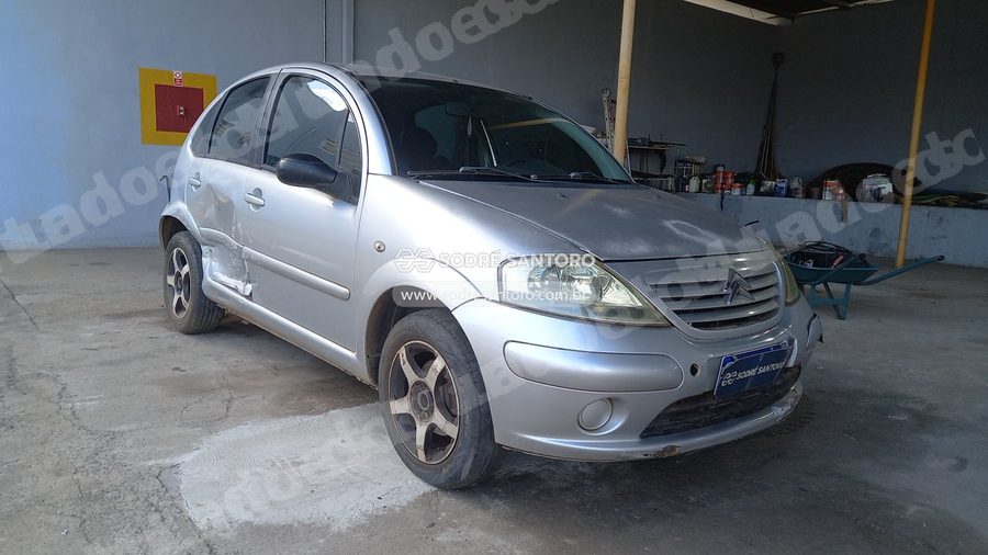Citroen C3 Glx 14 Flex 2007 em leilão em Bauru/SP