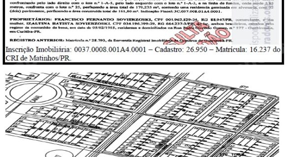 Terreno em leilao em Matinhos/PR - Lote 13
