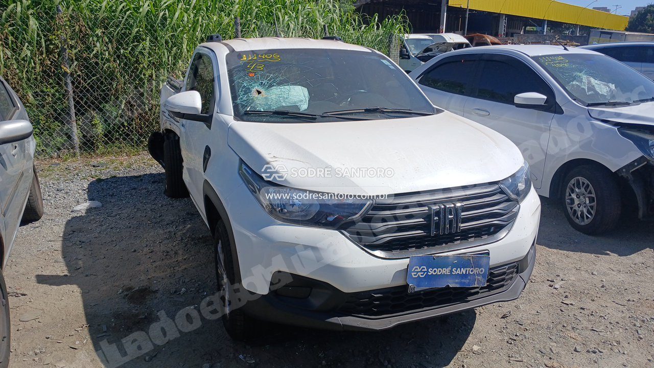 Fiat Strada Freedom 13Cs 2023 em leilao em Guarulhos/SP