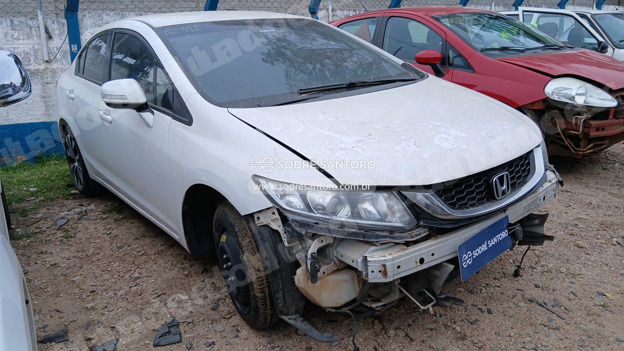 Honda Civic Lxr 2016 em leilao em São José dos Pinhais/PR
