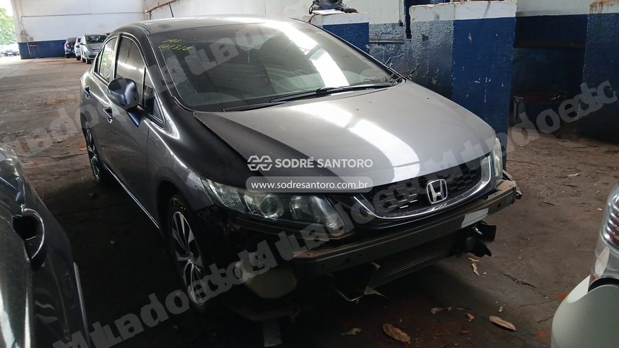 Honda Civic Lxr 2016 em leilão em Ribeirão Preto/SP