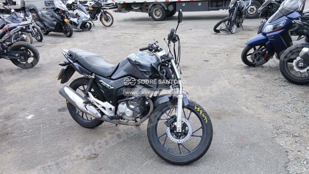 Honda Cg 160 Fan 2024 em leilão em Brasil - Lote 2