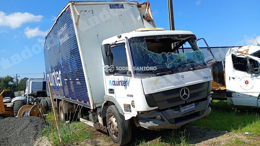 Mercedes-Benz Atego 1726 2020 em leilão em São José dos Pinhais/PR