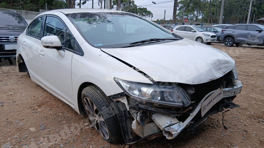 Honda Civic Lxr 2015 em leilão em São José dos Pinhais/PR