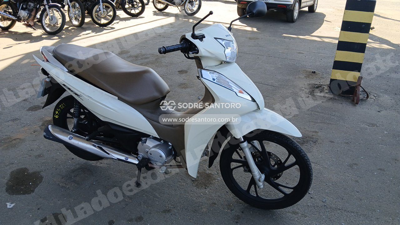 Honda Biz 125 2022 em leilão em Monte Mor/SP - Lote 1