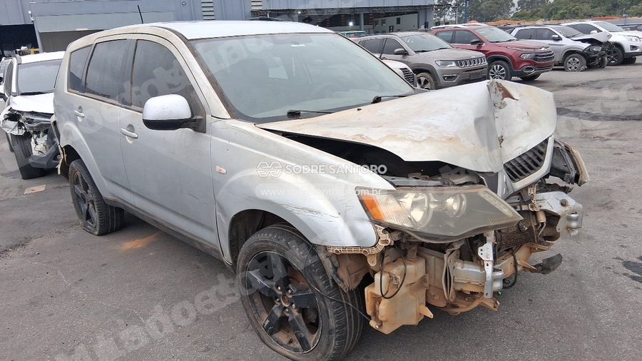 Mitsubishi Outlander 3.0 V6 2008 em leilão em Viana/ES