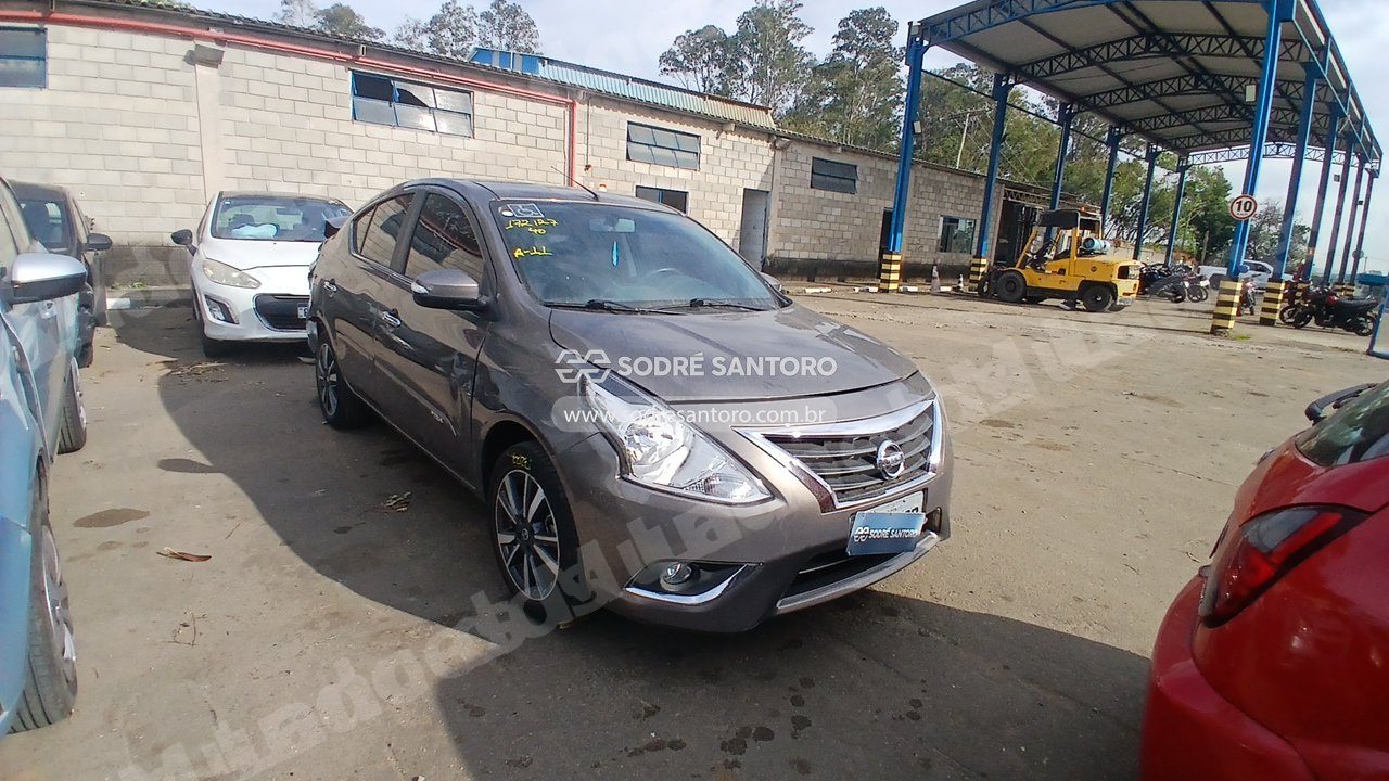 Nissan Versa 2020 em leilao em Monte Mor/SP