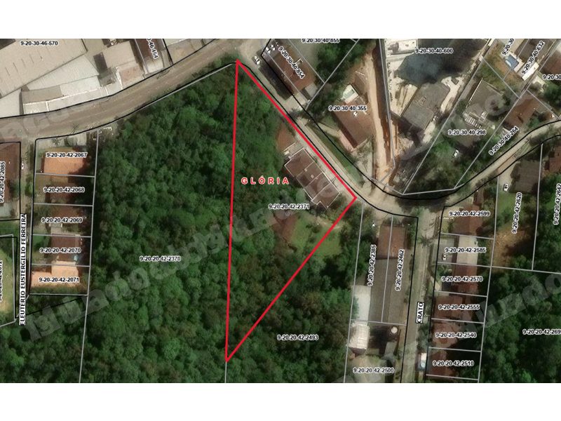 Terreno de 5150 m2 em leilao em Joinville/SC