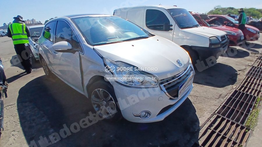 Peugeot 208 Griffe A 2014 em leilão em Guarulhos/SP
