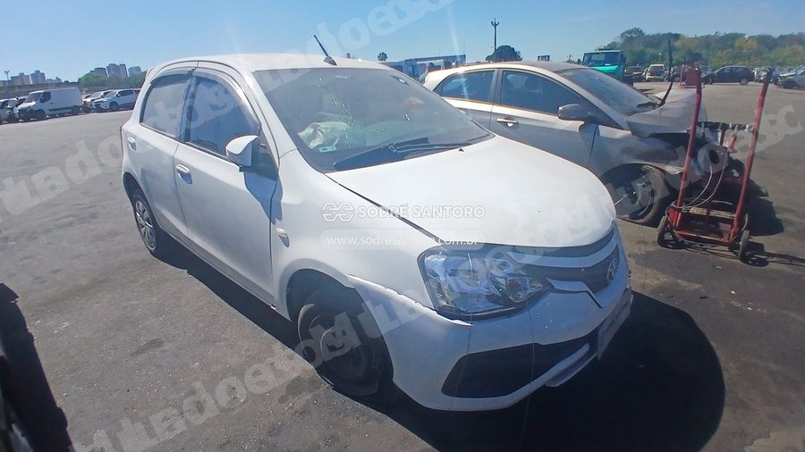 Toyota Etios Hb Xs 15 Mt 2018 em leilão em Guarulhos/MT