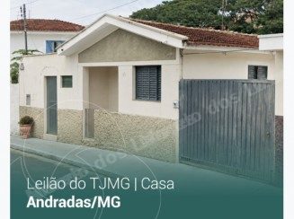 Casa em leilao em Andradas/MG