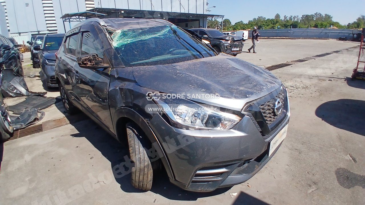 Nissan Kicks S Drct Cvt 2020 em leilao em Brasil