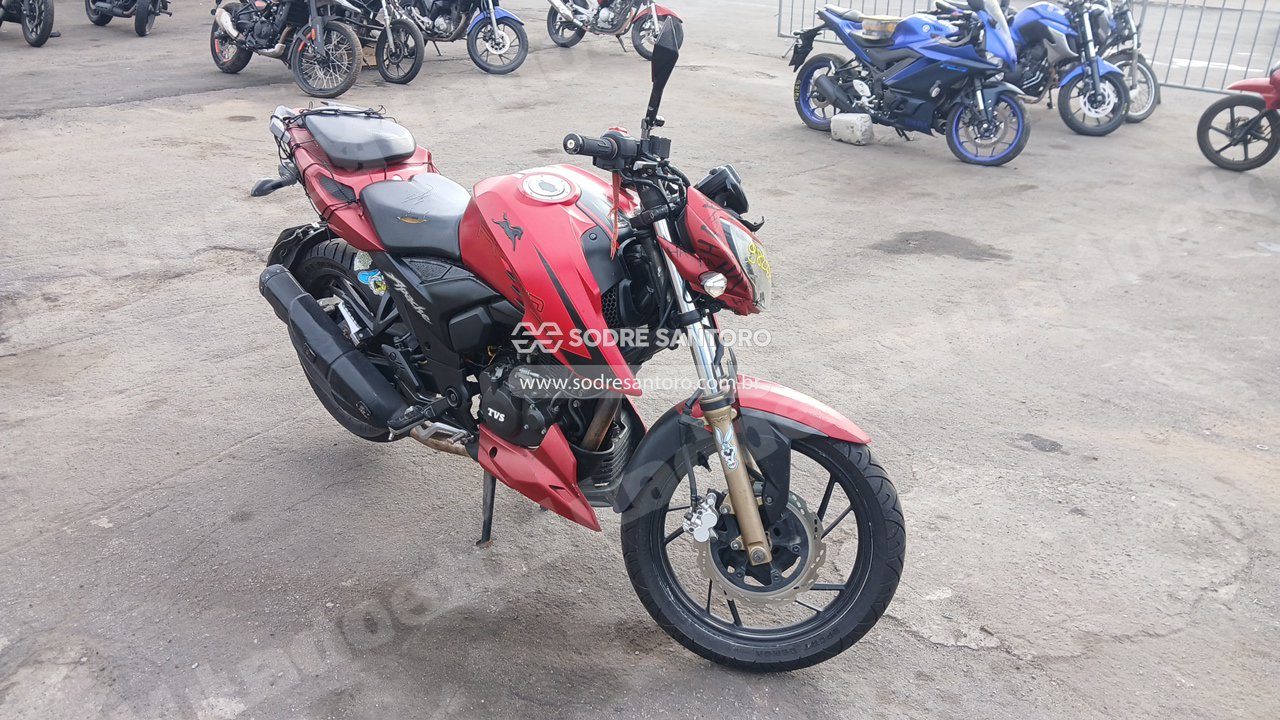 Dafra Apache 200 2020 em leilao em Brasil