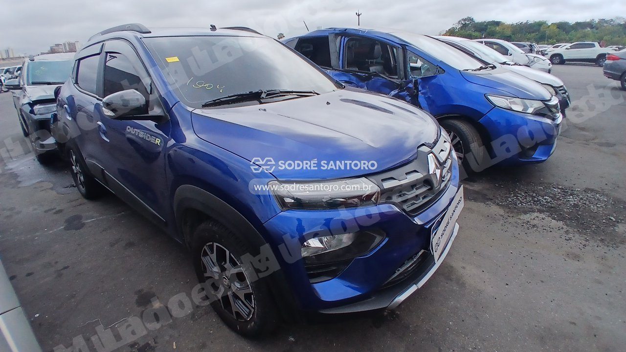 Renault Kwid Outsid 2 2023 em leilão em Brasil