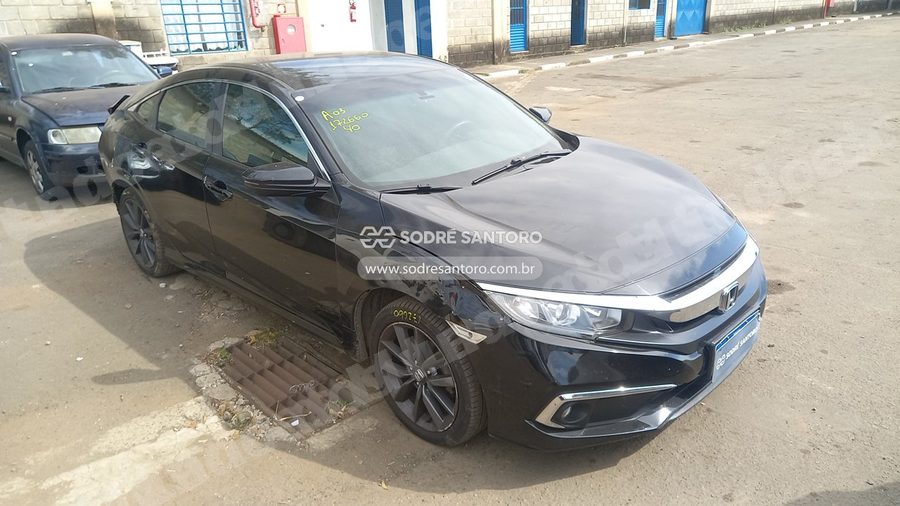Honda Civic Ex Cvt 2021 em leilão em Monte Mor/SP