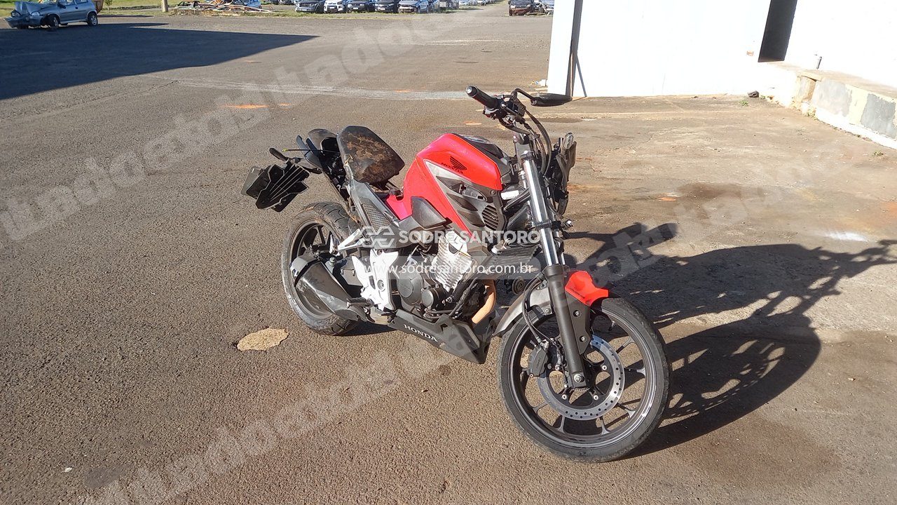 Honda Cb 300F Twister Abs 2024 em leilão em Bauru/SP