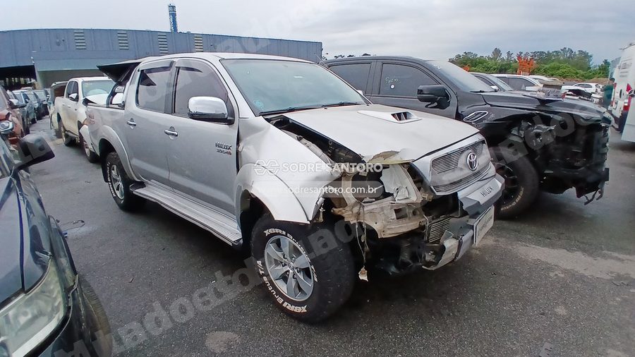Toyota Hilux Cd 4X4 Srv 2010 em leilão em Guarulhos/SP - Lote 2