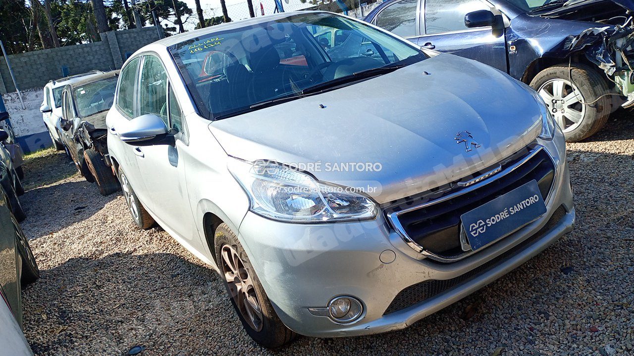 Peugeot 208 Act Pack Bva 2015 em leilão em São José dos Pinhais/PR - Lote 1