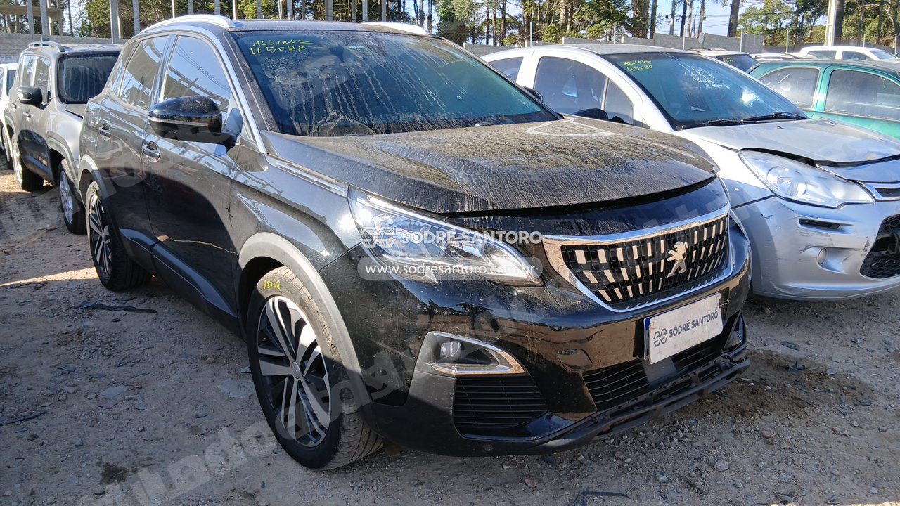 Peugeot 3008 Allure At 2020 em leilao em São José dos Pinhais/PR