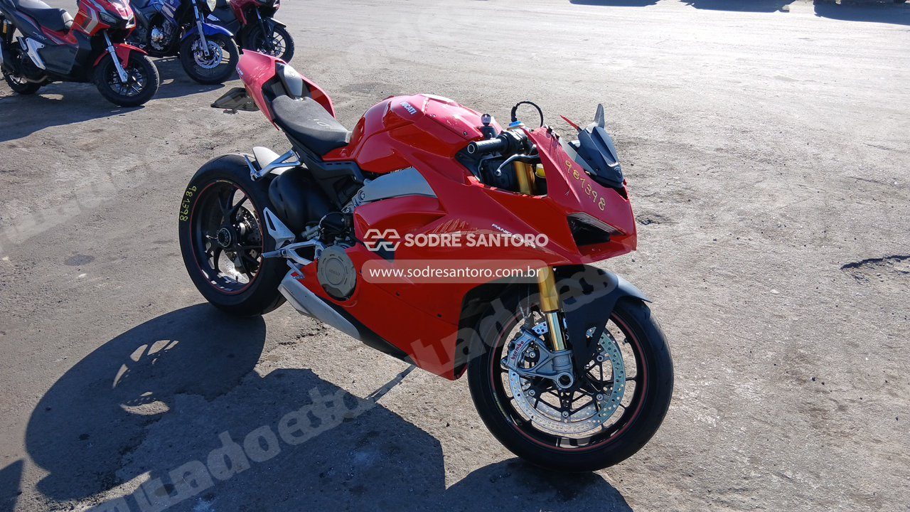 Ducati Panigale V4 S 2019 em leilao em Brasil