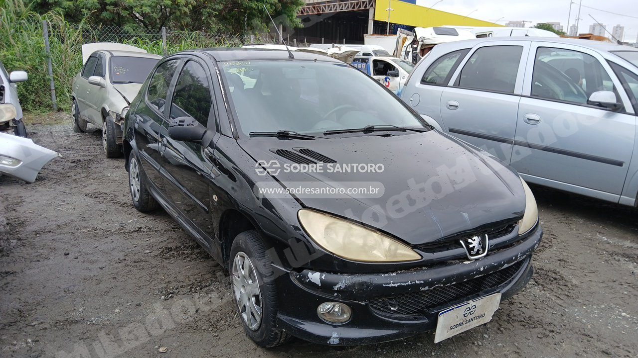 Peugeot 206 14 Feline 2005 em leilao em Guarulhos/SP