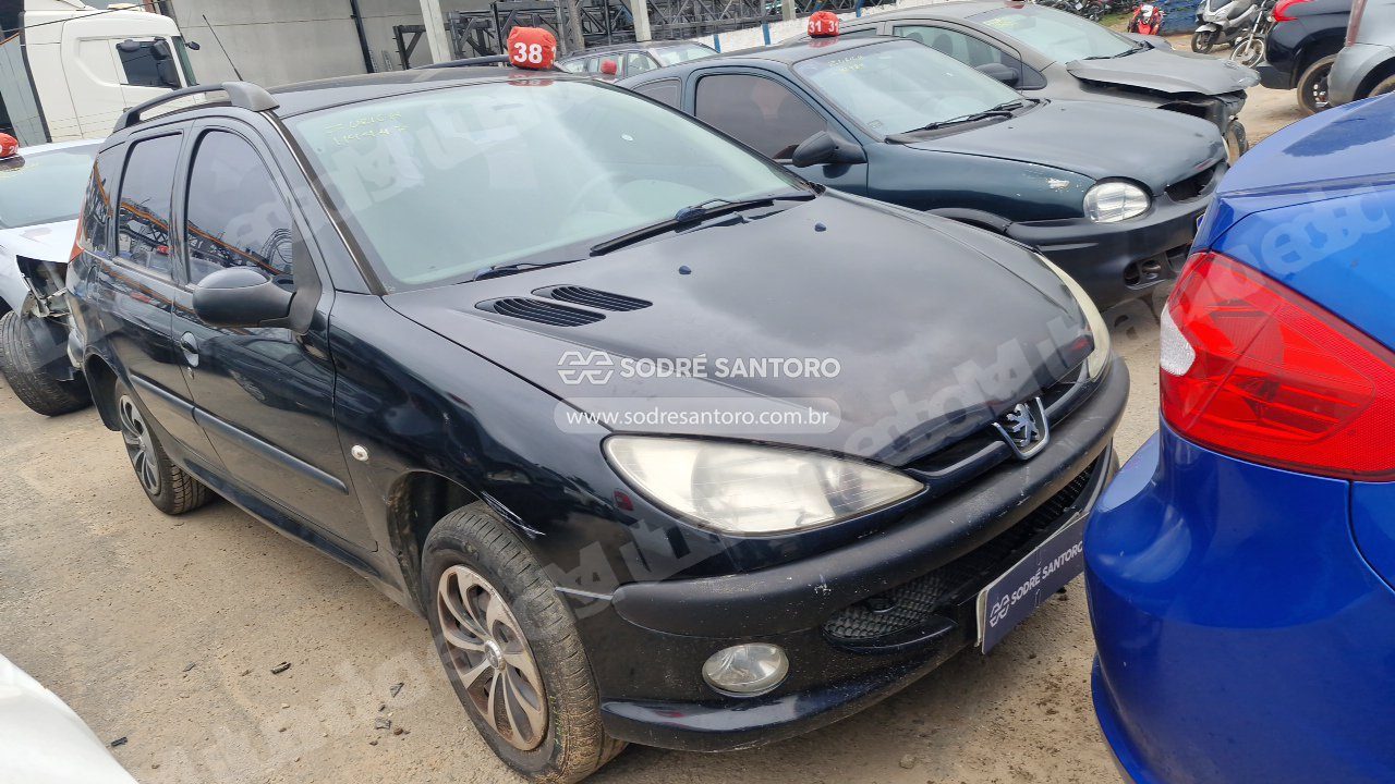 Peugeot 206 Sw14 Pres Fx 2008 em leilao em São José dos Pinhais/PR