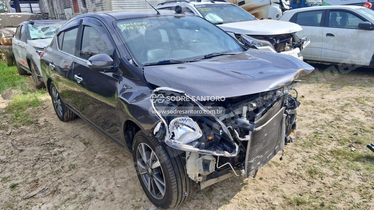 Nissan Versa 16 Sl 2018 em leilao em São José dos Pinhais/PR
