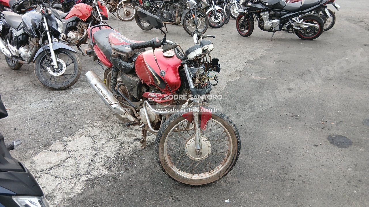 Yamaha Ybr 125 K 2008 em leilao em Brasil