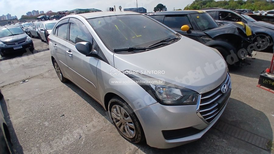 Hyundai Hb20S 1.0M Comf 2017 em leilão em Guarulhos/SP